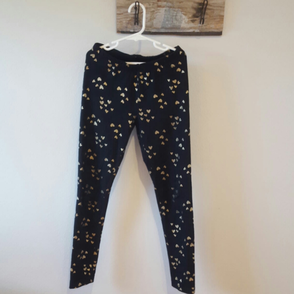 Girls heart leggings - Picture 1 of 5
